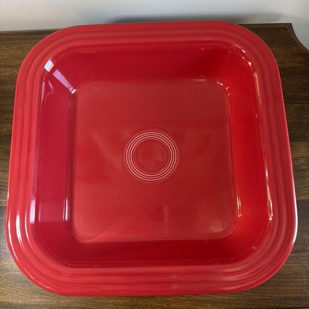 Fiestaware 9" Square Baking Dish Scarlett HLC Fiesta Casserole Fiesta